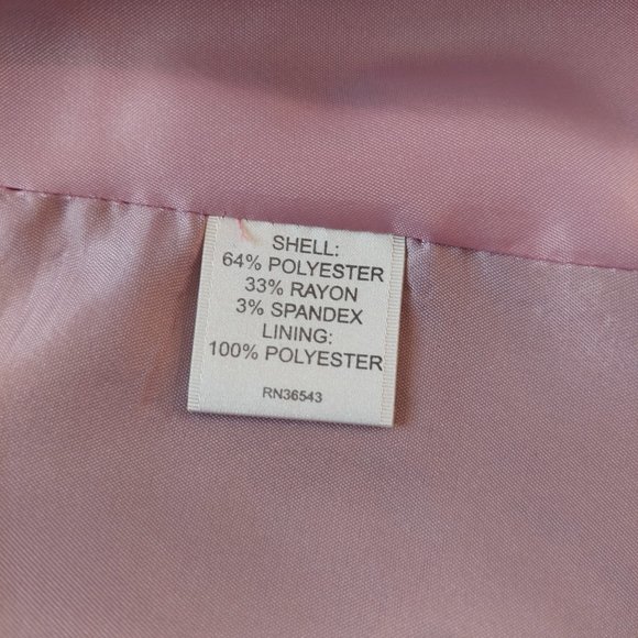 Van Heusen Gray Business PinStripe Stretchy Pants Blazer Suit Set, Sz S - Picture 4 of 12